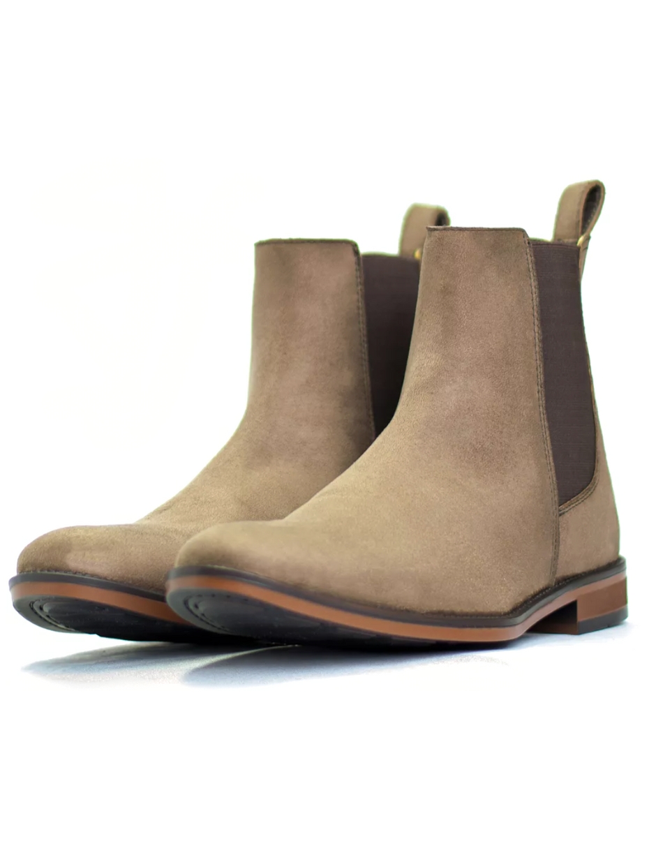 Foto 5 pulgar | Botin Daraimar Chelsea Gamuza Marron