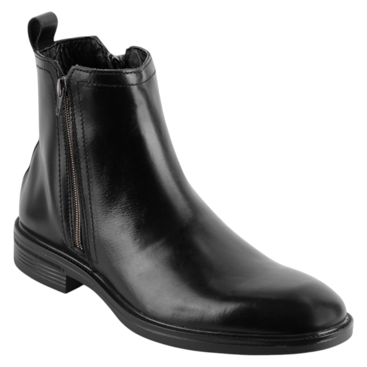 Foto 2 pulgar | Botas Casuales Exterior Piel Color Negro Para Hombre De Rbcollection