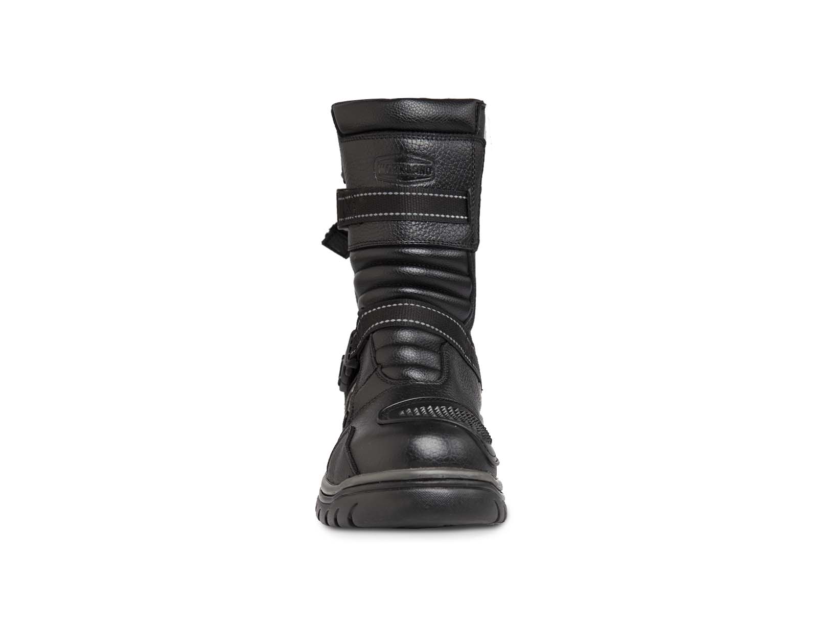 Foto 2 | Botas Biker para Motociclista Hombre de Piel Workland color Negro