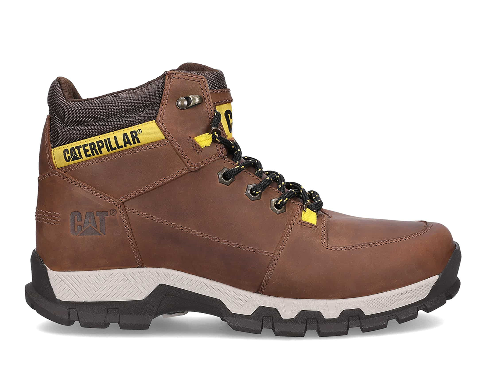 Foto 3 pulgar | Bota Caterpillar P725714m4m color Marrón Piel