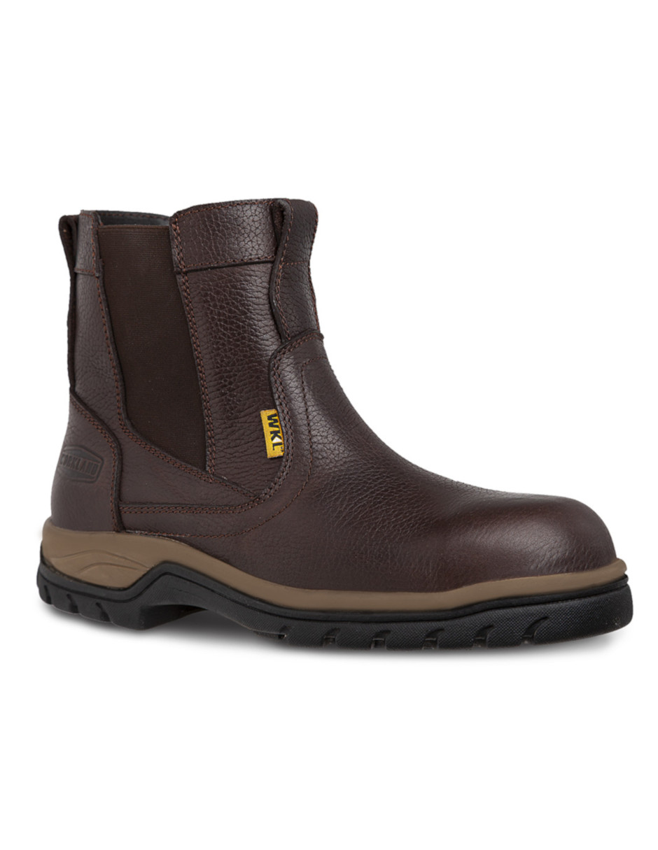 Foto 2 pulgar | Bota Botin Roper con Casco color Café Workland