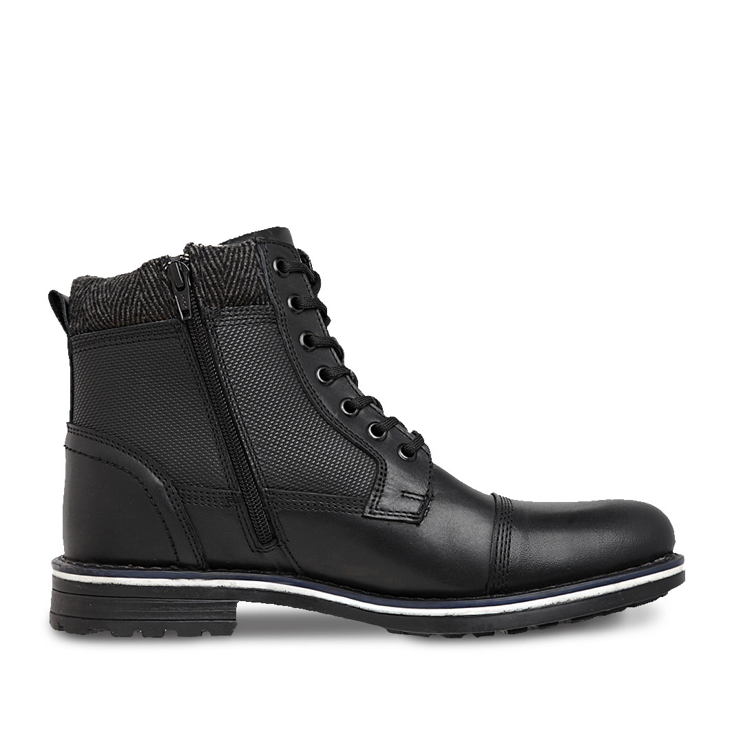 Foto 3 | Bota para Hombre Casual Urbano Botín Workland 89730 color Negro