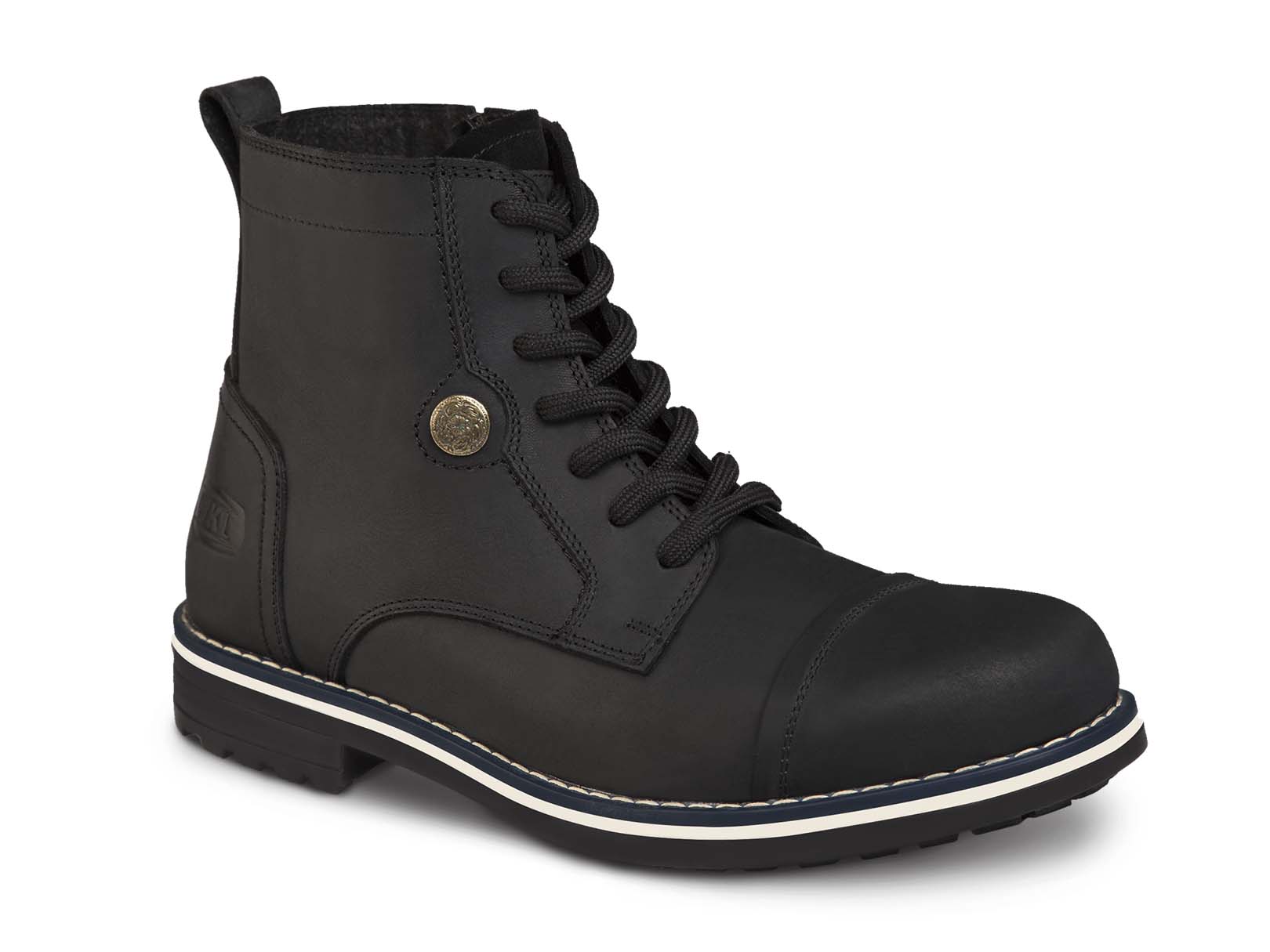 Bota Hombre Botín Biker Workland 89724 color Negro