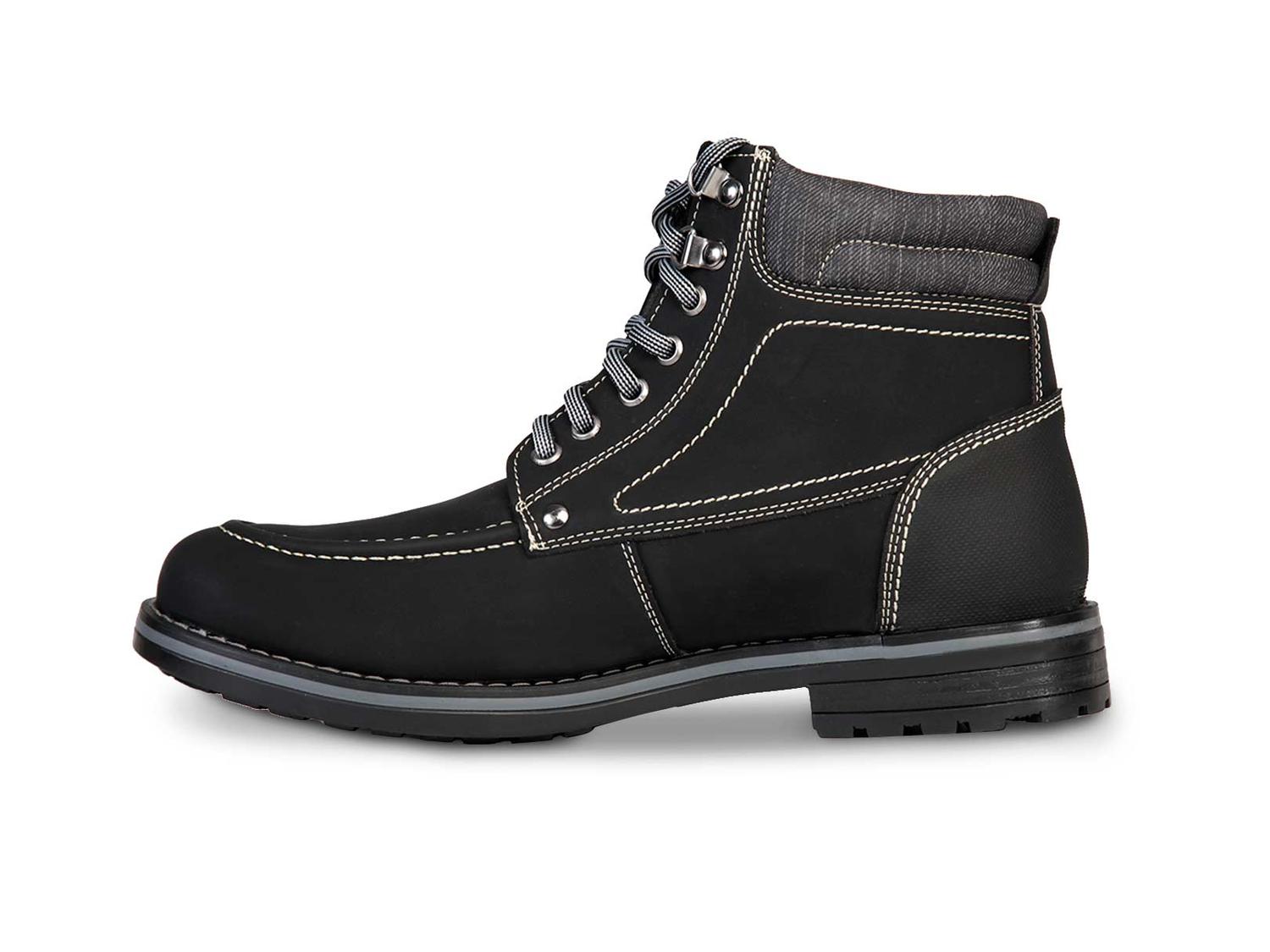 Foto 4 pulgar | Bota para Hombre Botin Vestir Vaquera Pro Work 89727 color Negro