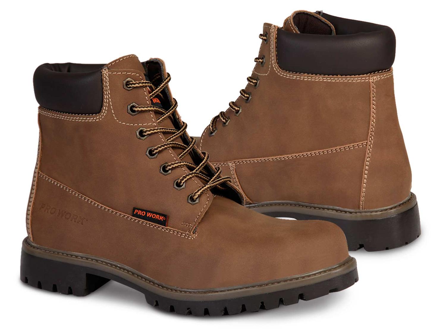 Bota Hombre Casual Caballero Pro Work 77611 color Café Canela