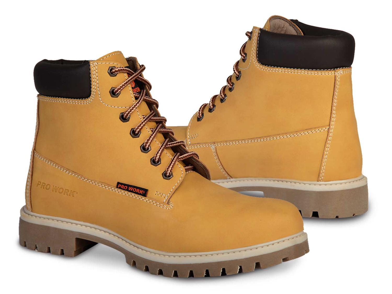 Bota para Hombre Botin Casual Caballero Pro Work 77611 Miel