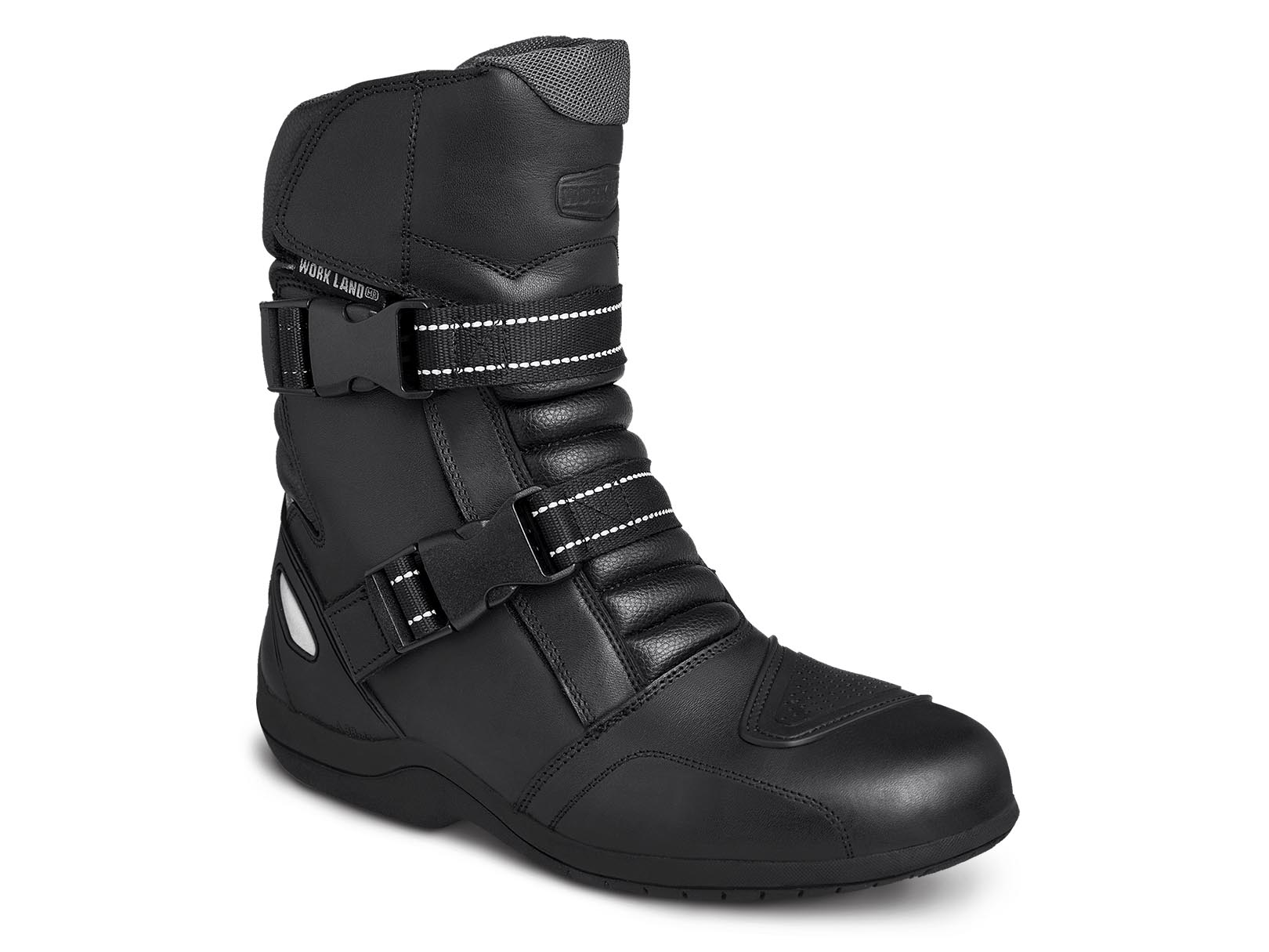 Foto 2 pulgar | Bota Hombre Biker Moto Workland 80007 color Negro