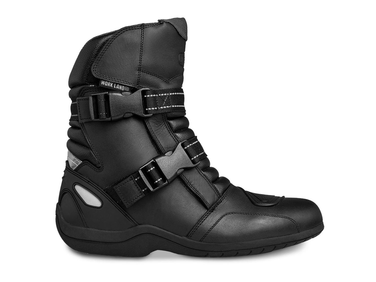 Foto 4 pulgar | Bota Hombre Biker Moto Workland 80007 color Negro