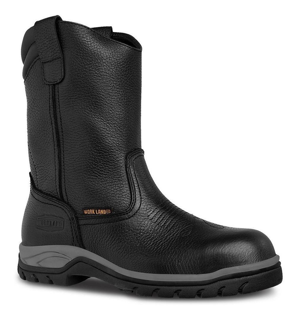 Foto 1 | Bota Roper con Casco color Negro Workland 77450