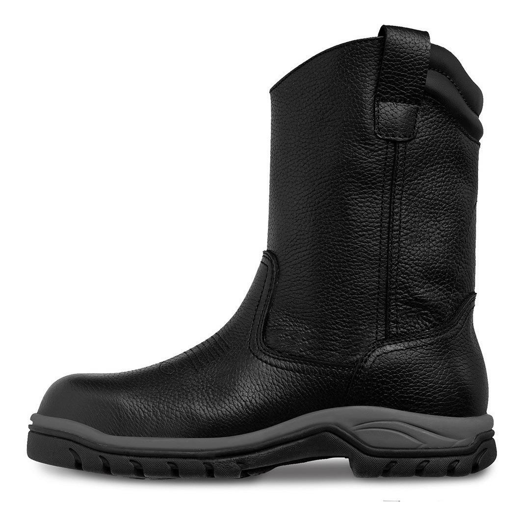 Foto 4 pulgar | Bota Roper con Casco color Negro Workland 77450