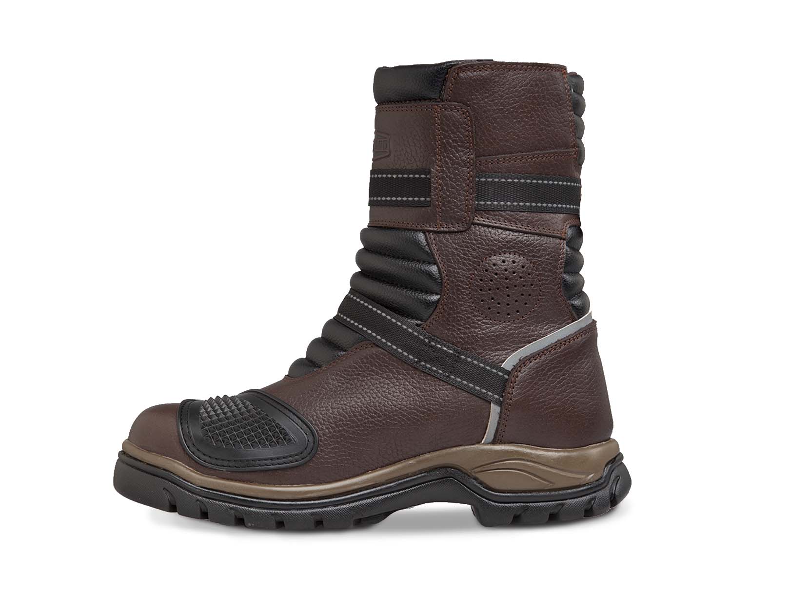 Foto 4 pulgar | Botas Motociclista Biker 2.0 color Café Chocolate