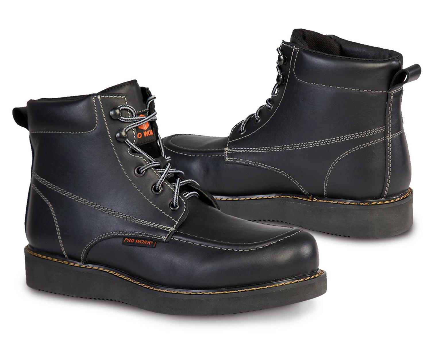 Bota Hombre Trabajo Industrial Seguridad Pro Work 4918 color Negro