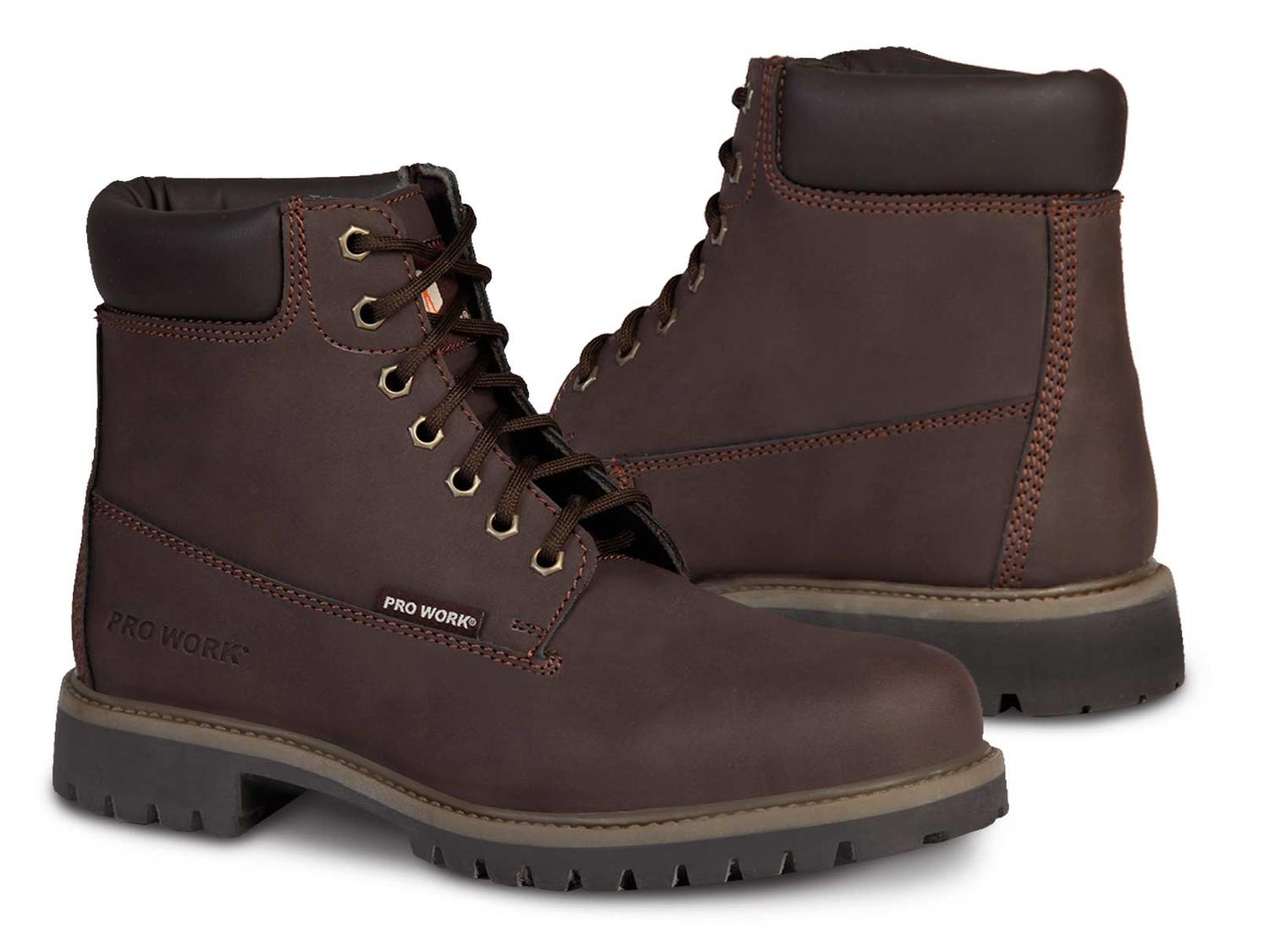 Bota para Hombre Botin Casual Caballero Pro Work 77611 color Marrón