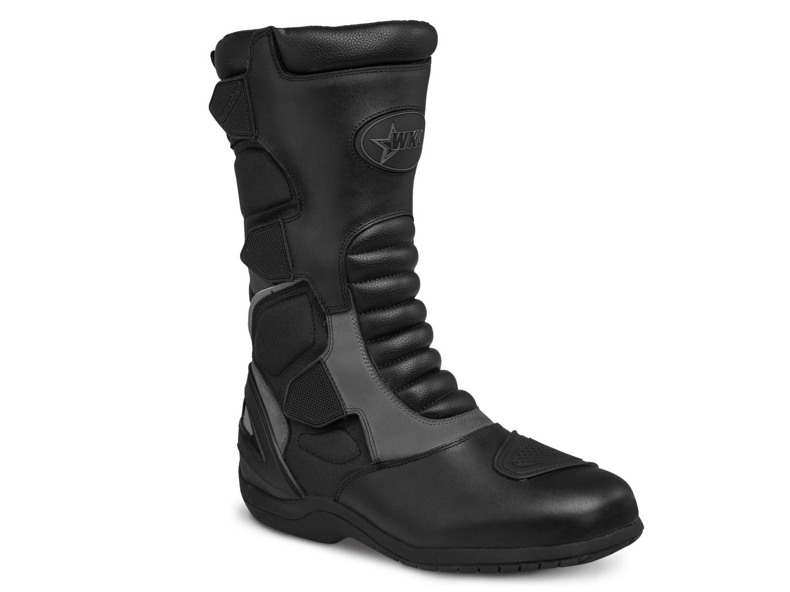 Botas Biker Hombre Doble Prop sito Moto Workland 009 Gris Coppel