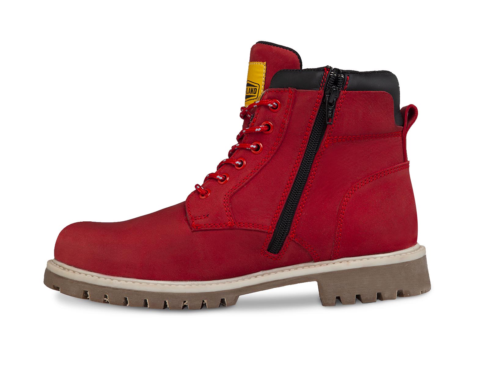 Foto 4 pulgar | Botas Hombre Casual Botín Moda Workland 77607 Rojo