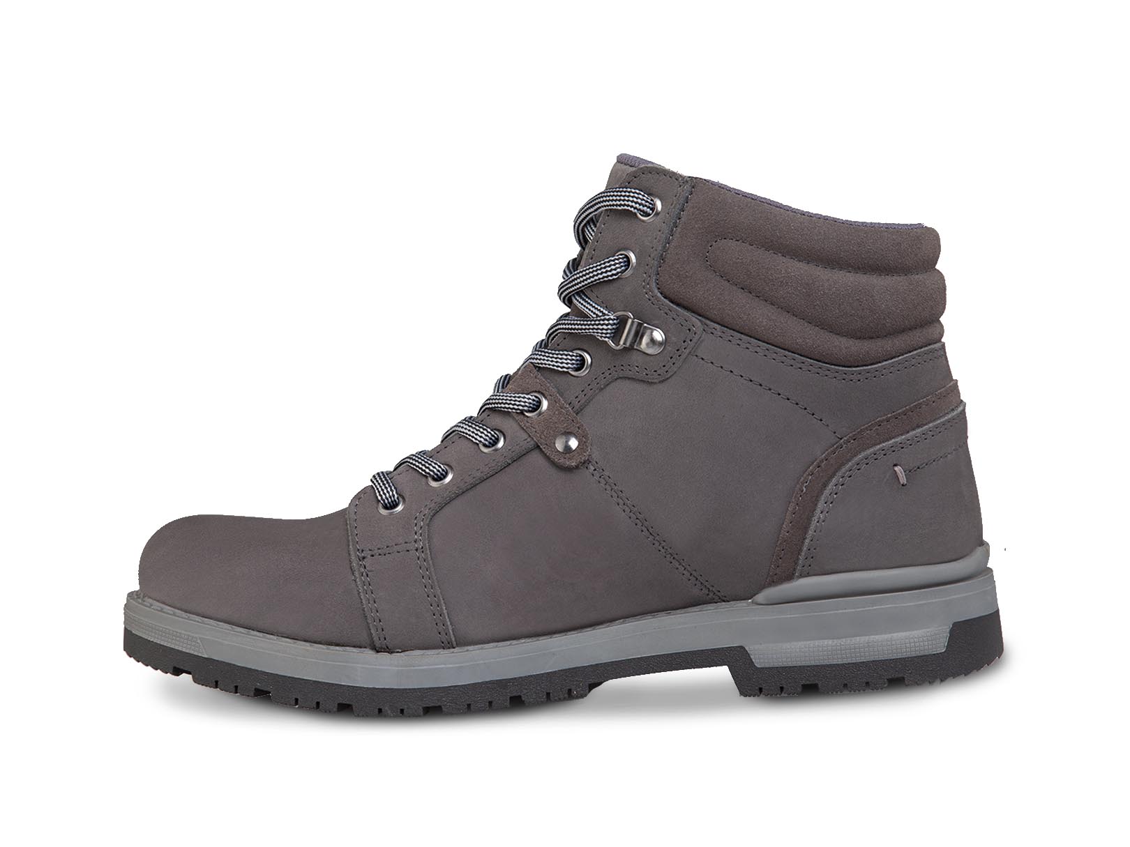 Foto 4 pulgar | Bota para Hombre Botín Piel Casual Workland 46416 color Gris