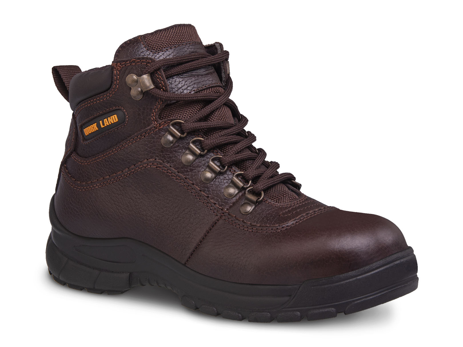 Bota Trabajo Hombre Industrial Seguridad Workland 75603 color Café