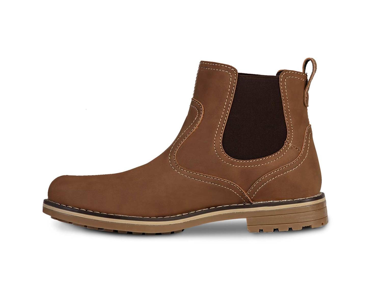 Foto 4 pulgar | Bota para Hombre Botin Vestir Vaquera Pro Work 89719 Canela