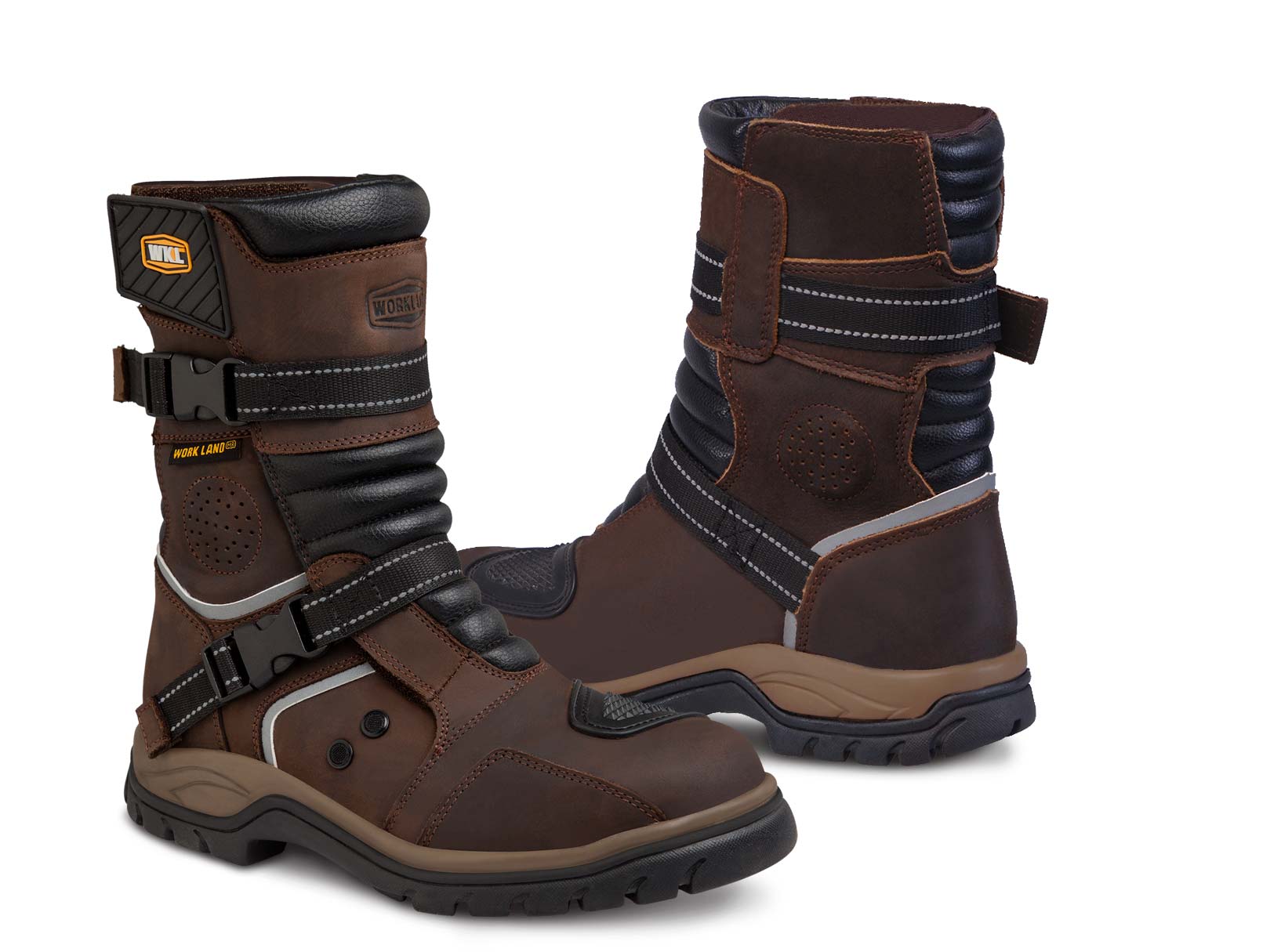 Foto 2 pulgar | Botas para Hombre Moto Biker 2.0 color Café