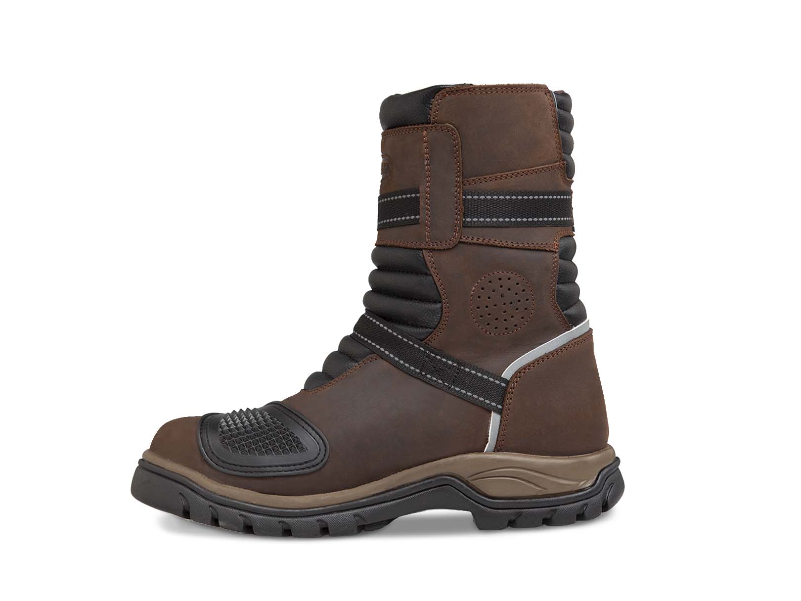 Foto 4 pulgar | Botas para Hombre Moto Biker 2.0 color Café