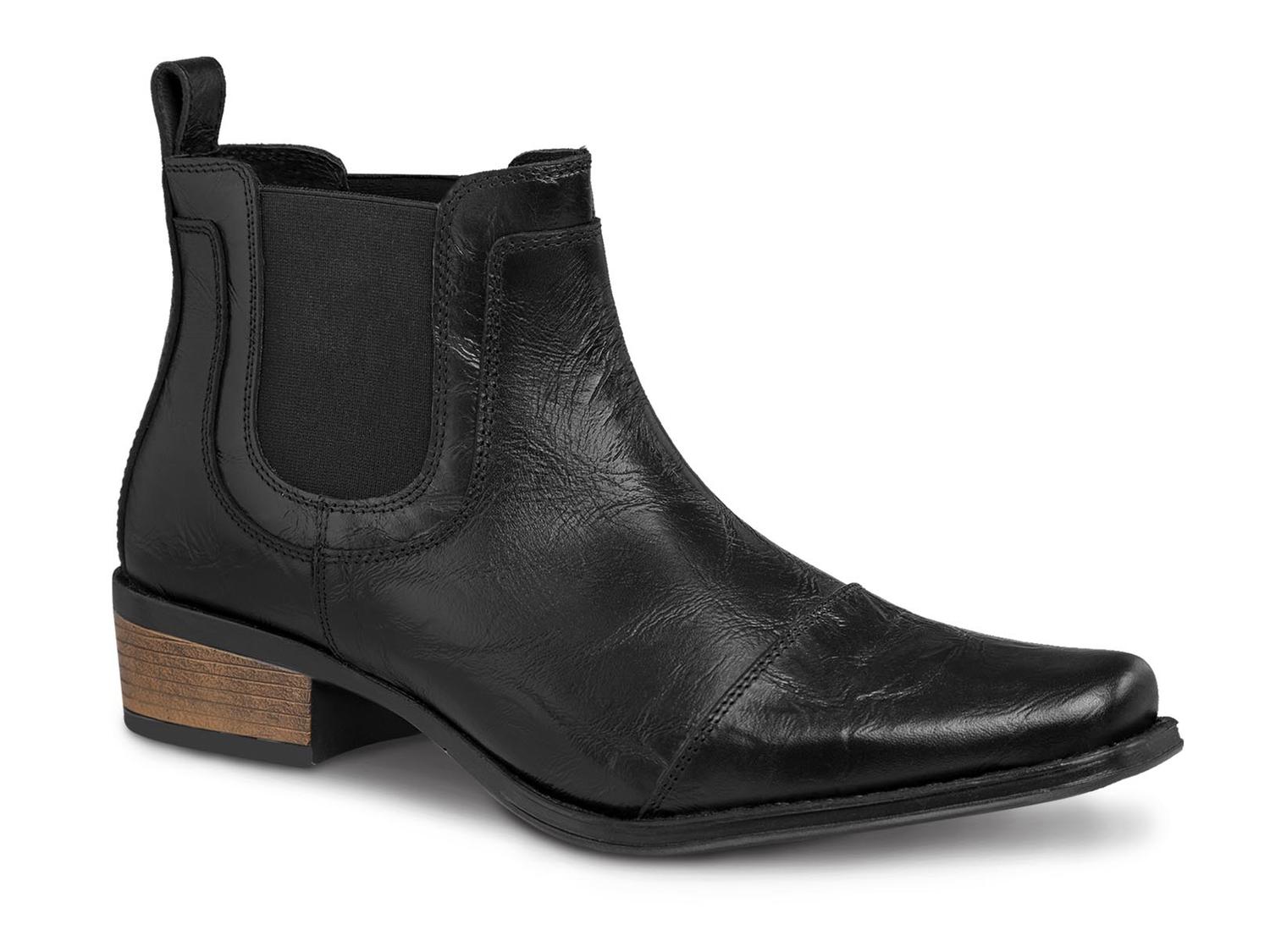 Bota Vaquera Hombre Botín Caballero Urban Cowboy 40706 color Negro