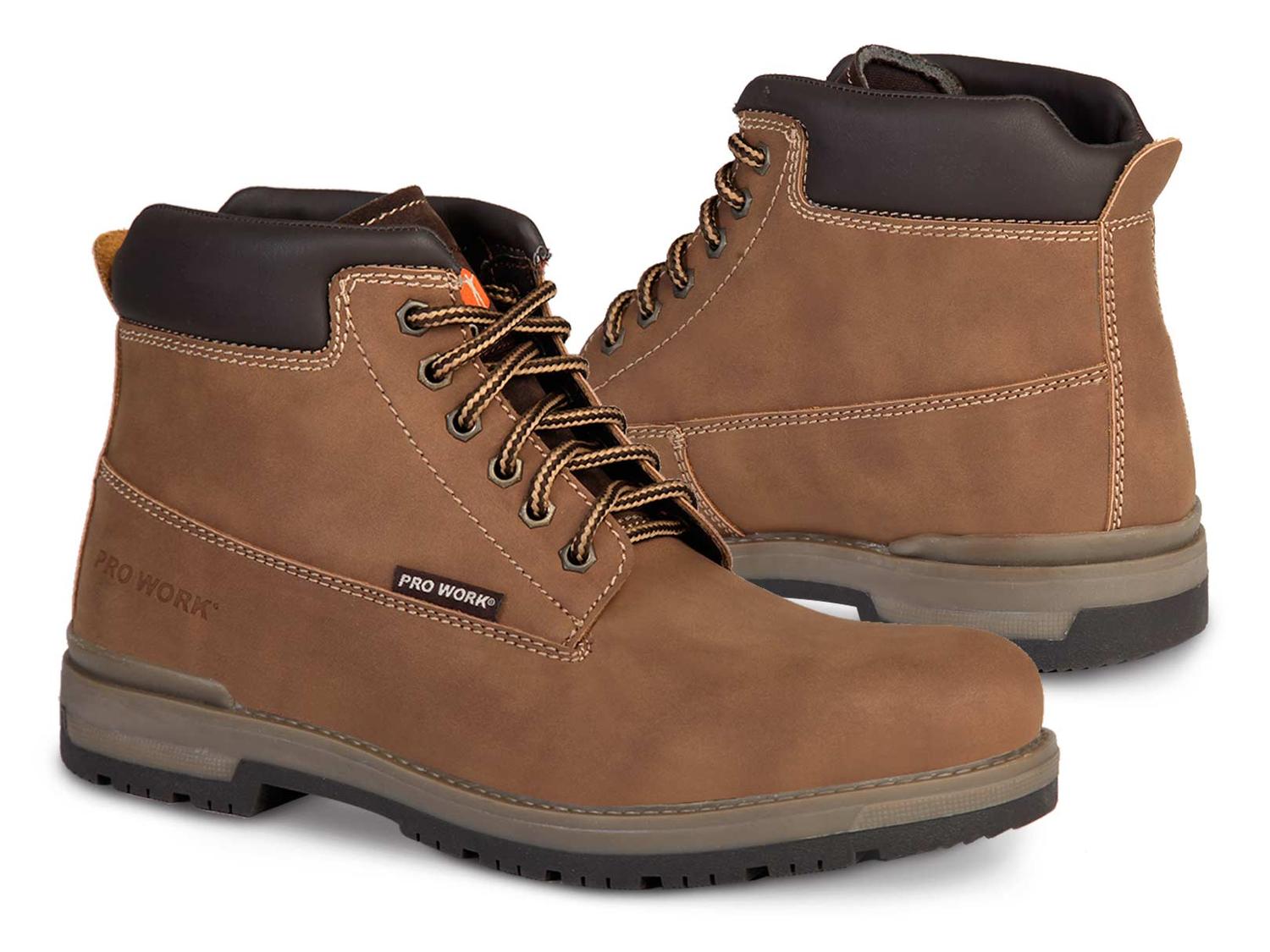 Bota Hombre Casual Caballero Pro Work 46402 color Café Canela