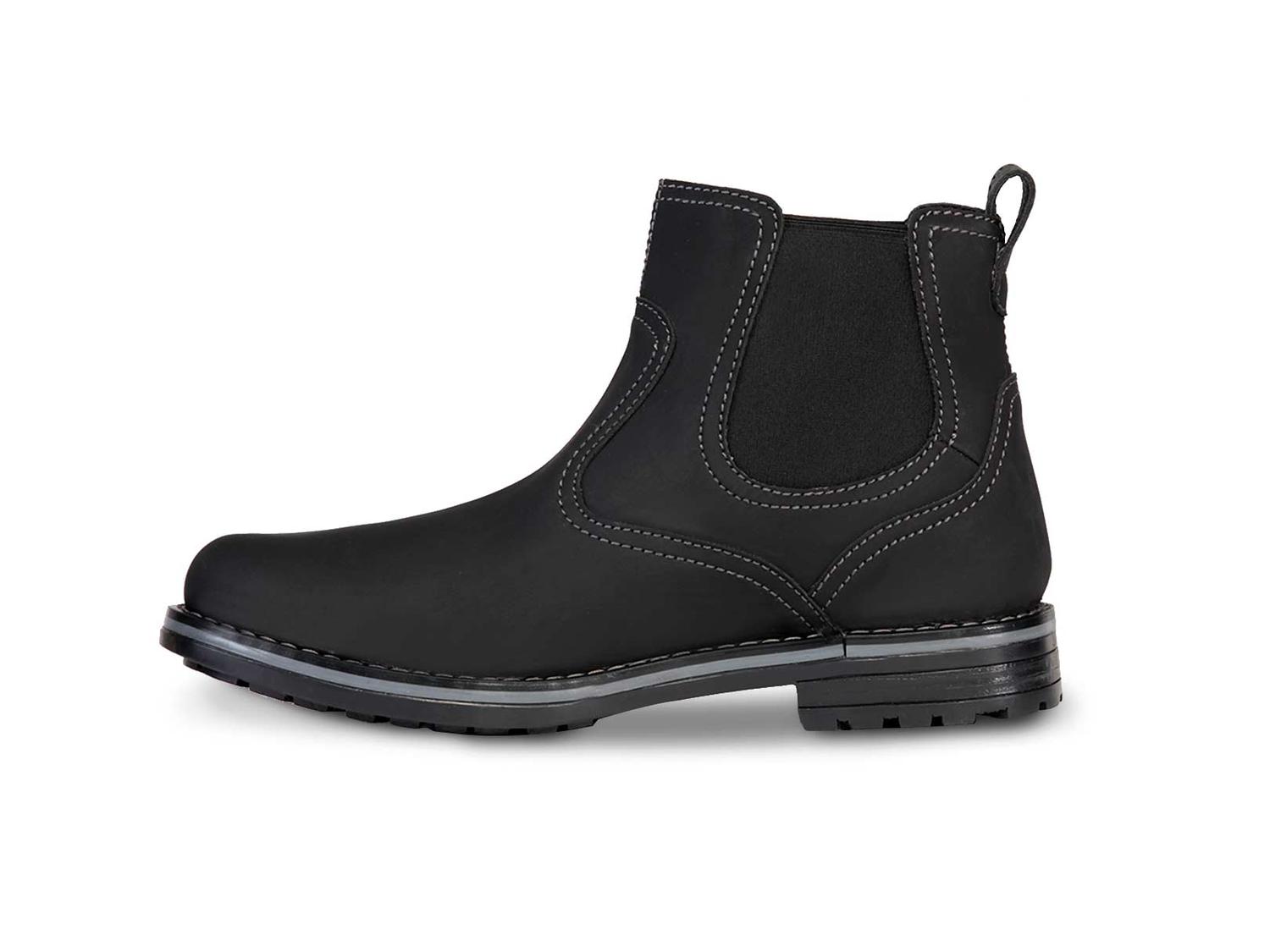 Foto 4 pulgar | Bota para Hombre Casual Vestir Botin Pro Work 89705 Coax color Negro