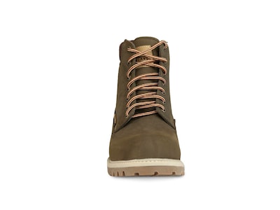 Foto 2 | Botín Casual Hombre Bota De Piel Workland 77611 Verde Olivo
