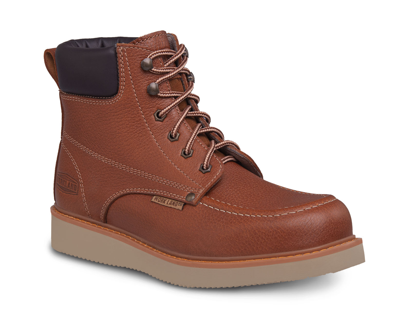 Bota Hombre de Trabajo Roper Industrial Workland 74904 color Anaranjado Miel