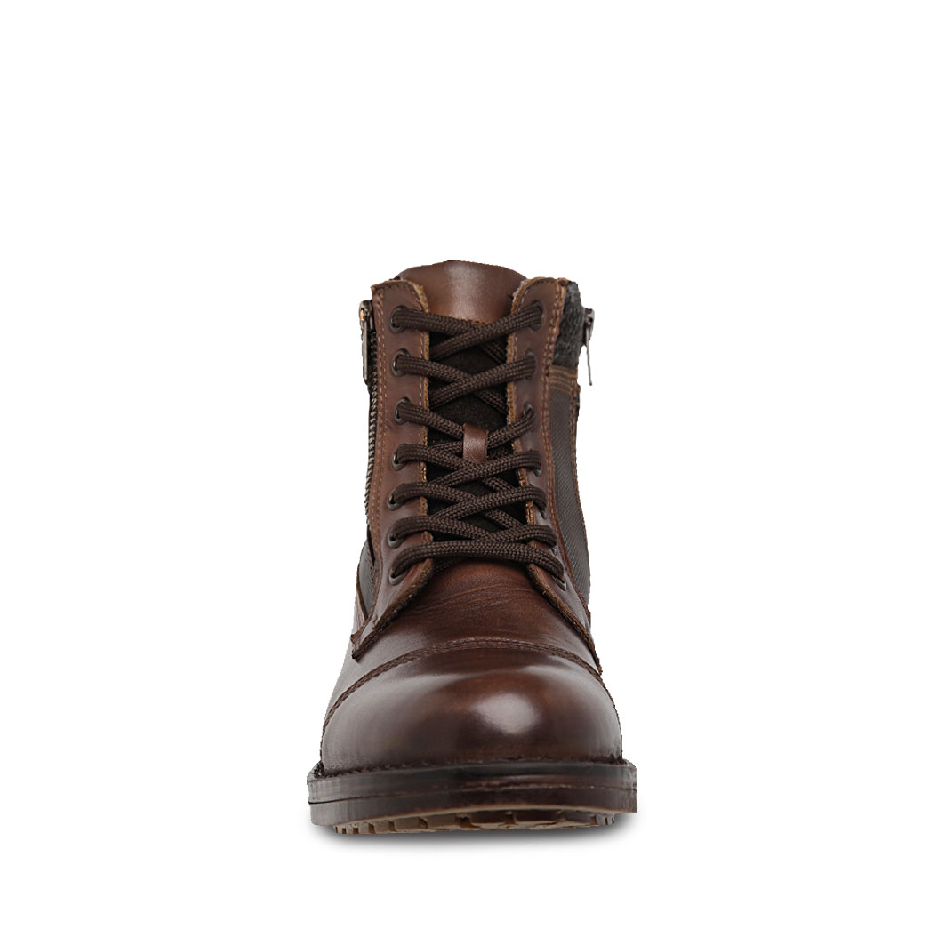 Foto 3 pulgar | Bota para Hombre Casual Urbano Botín Workland 89730 color Café