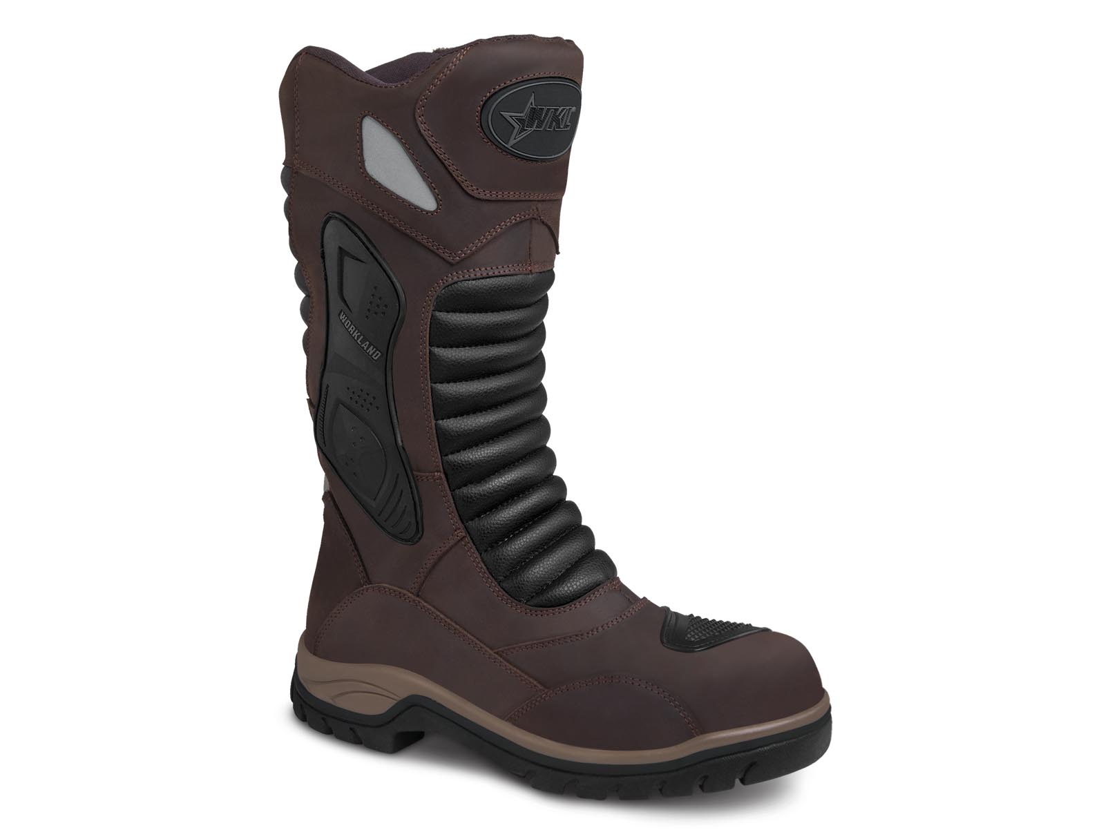 Foto 2 pulgar | Botas Biker para Hombre Motociclista Sport Workland 77427 color Café