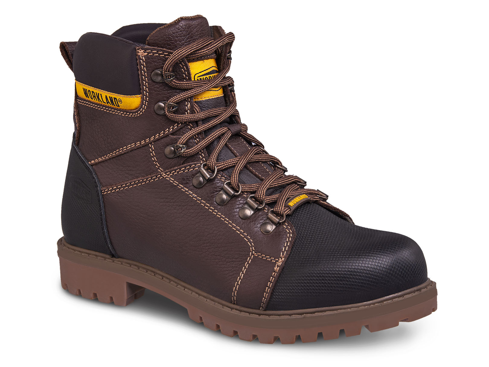 Foto 2 pulgar | Bota Industrial para Hombre Trabajo Seguridad Workland 79907 color Café