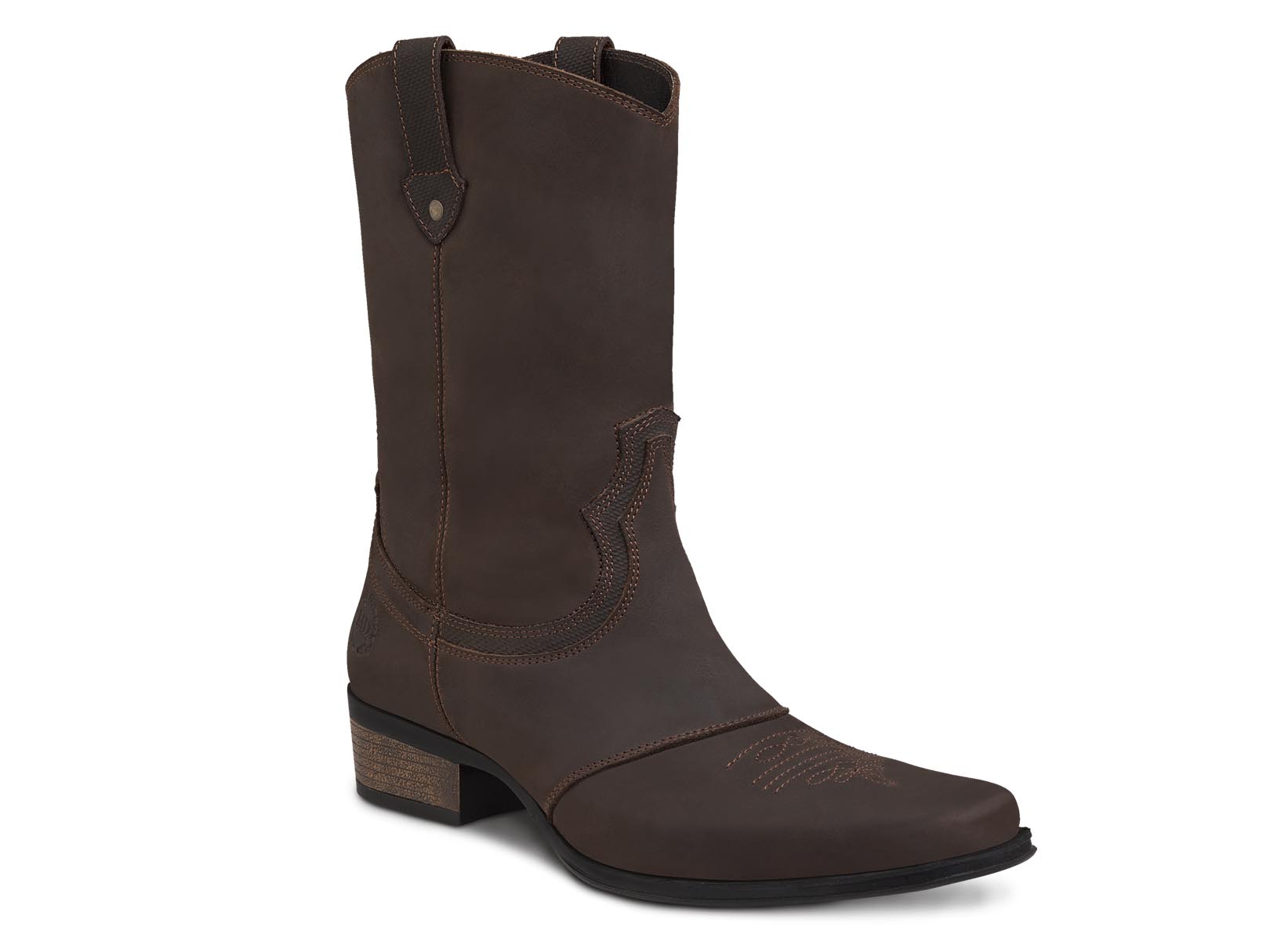 Bota Vaquera para Hombre Larga Caballero Urban Cowboy 40710 color Café