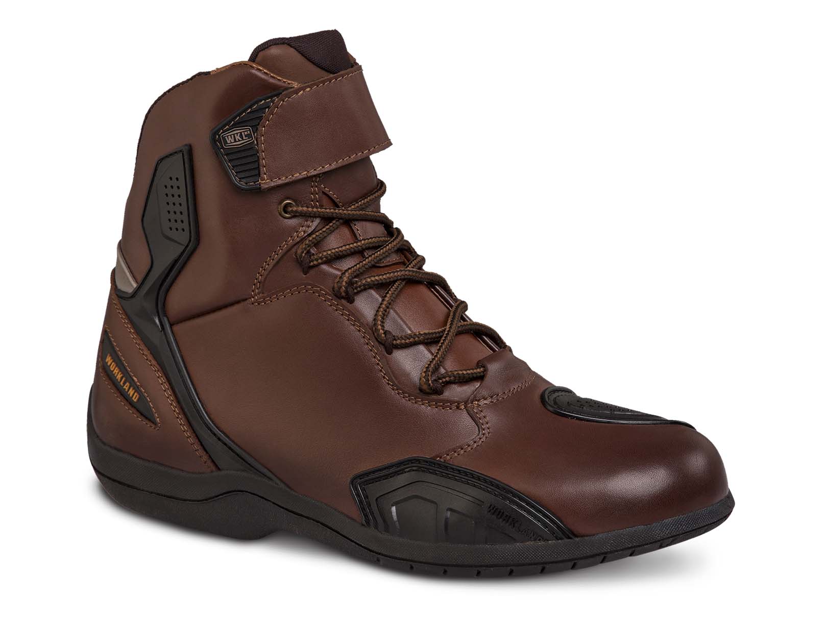 Foto 2 pulgar | Bota Hombre Motociclista Biker Sport Workland 003 color Café