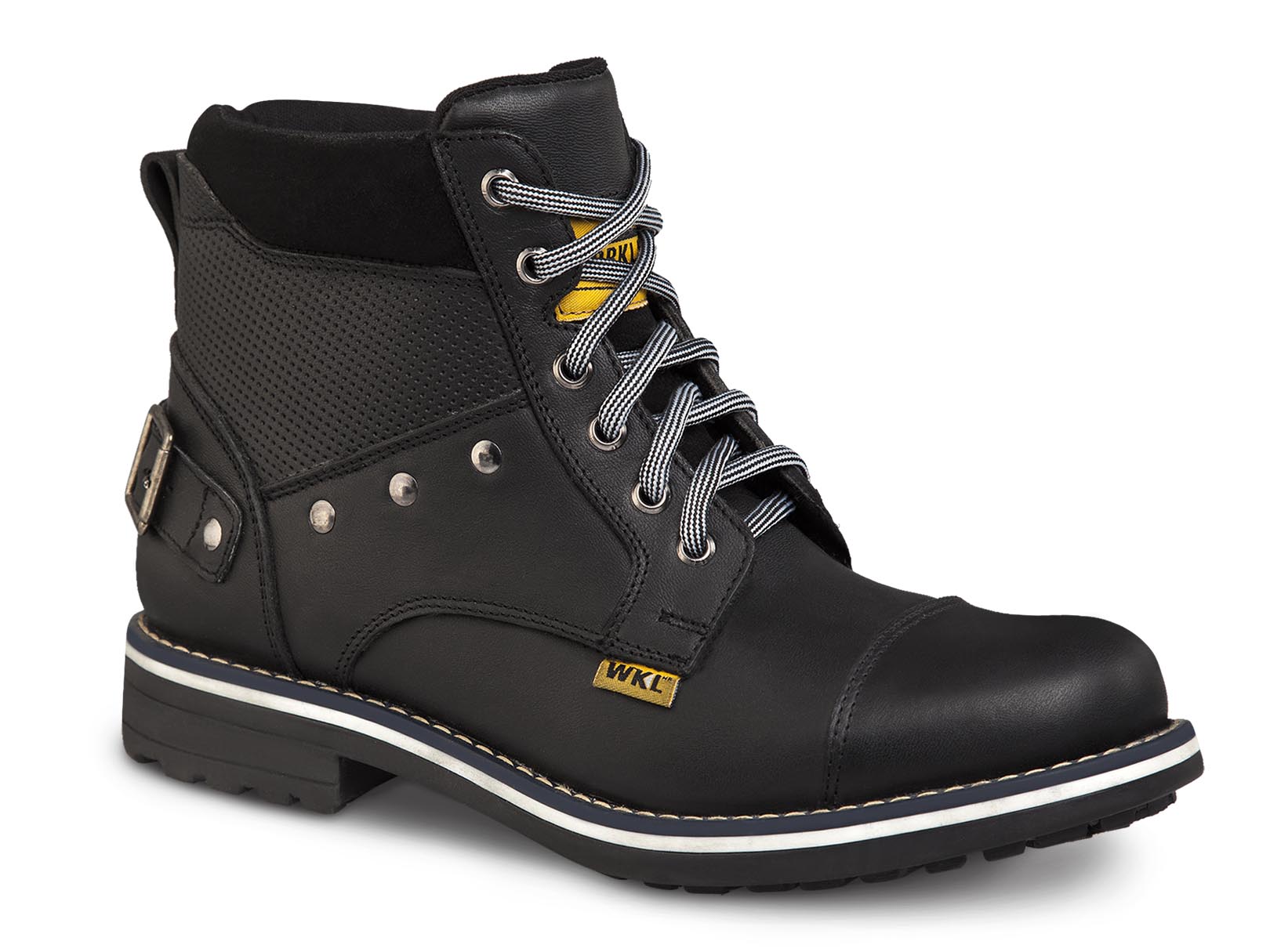 Bota para Hombre Casual Caballero Biker Workland 89713 color Negro