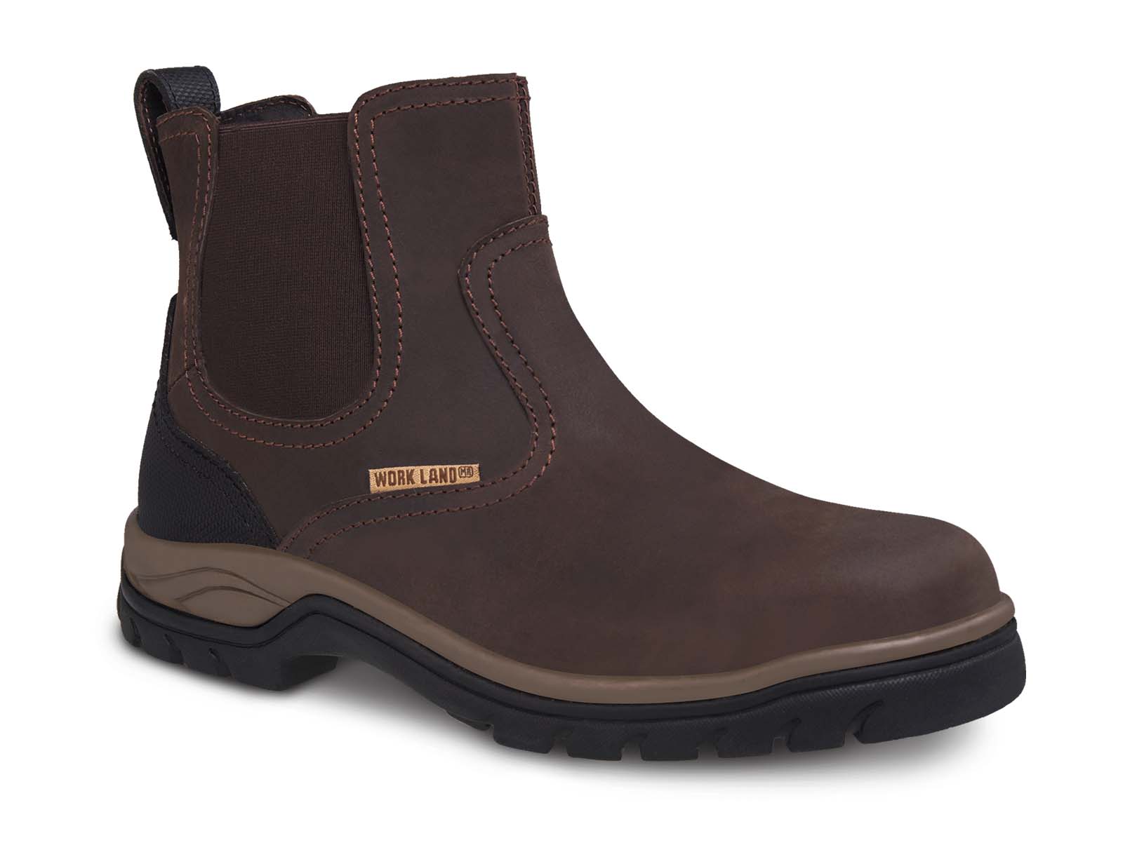 Bota para Hombre Trabajo Casual Botín Vaquera Workland 77436 color Café