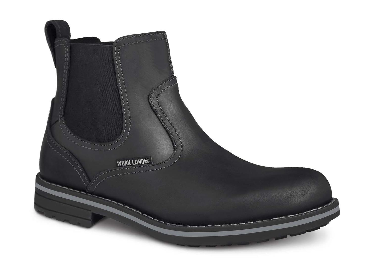 Botín Hombre Bota Casual Urbano De Piel Workland 89705 Negro