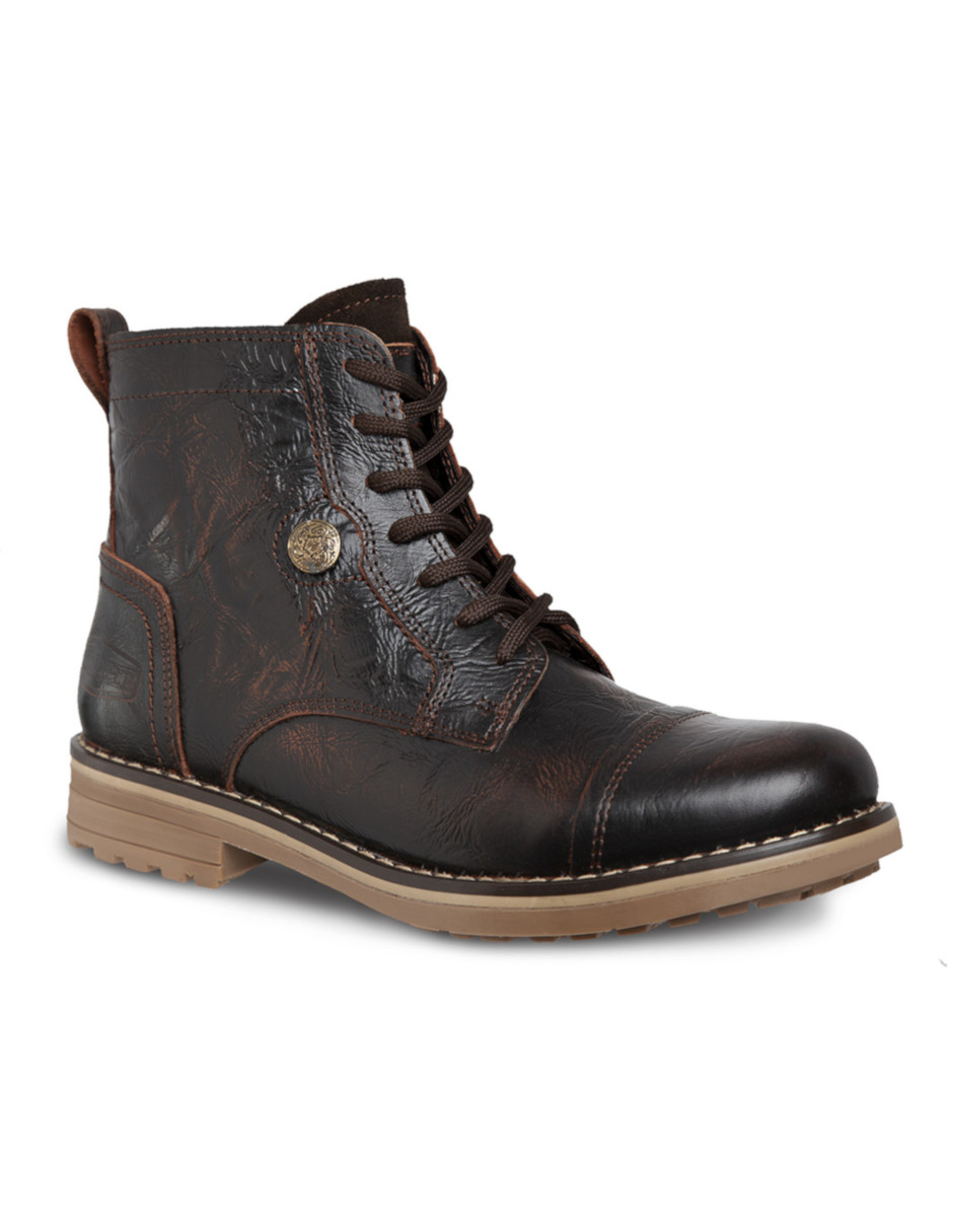 Foto 2 pulgar | Bota Casual Hombre Workland 89724 color Café