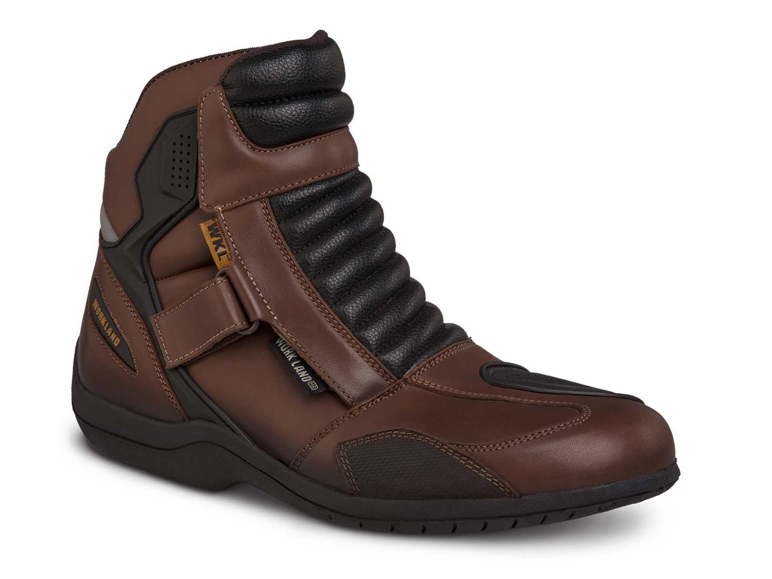 Bota Hombre Biker Moto Botín Caballero Workland 80013 Marrón