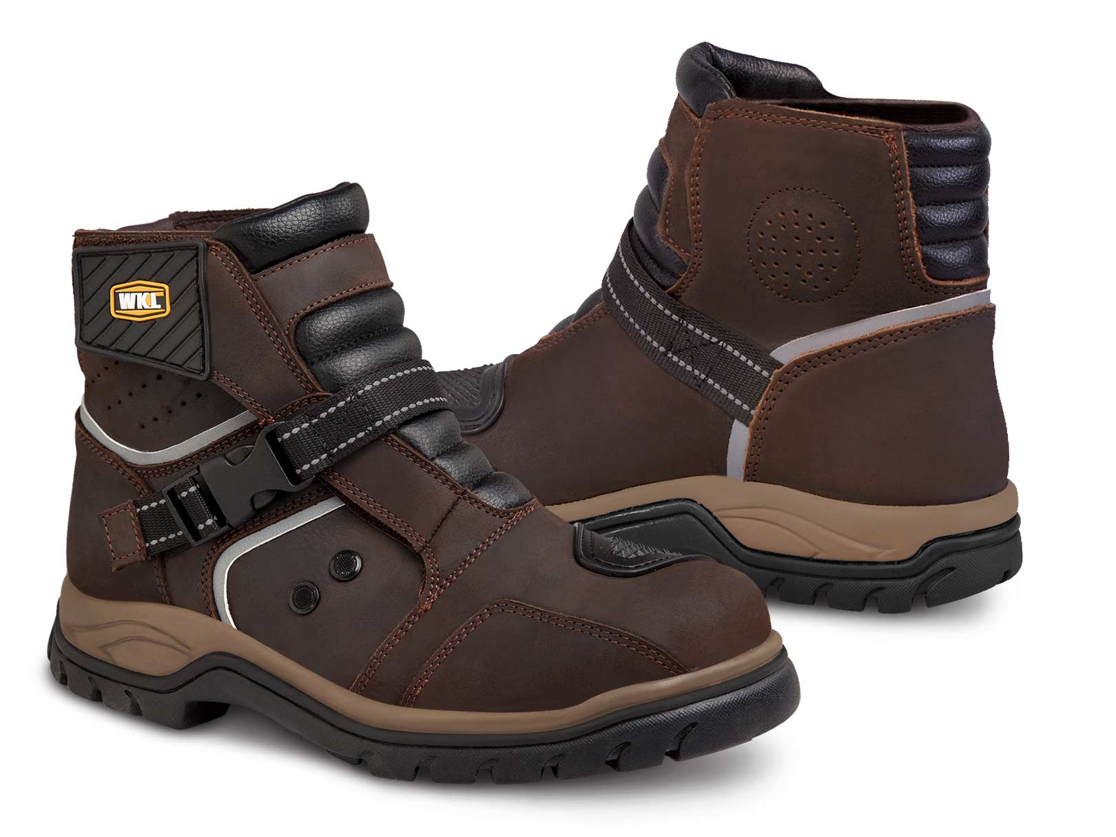 Bota para Motociclista Biker 3.0 Workland color Café