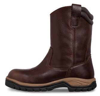 Foto 3 | Bota Roper con Casco color Café Workland