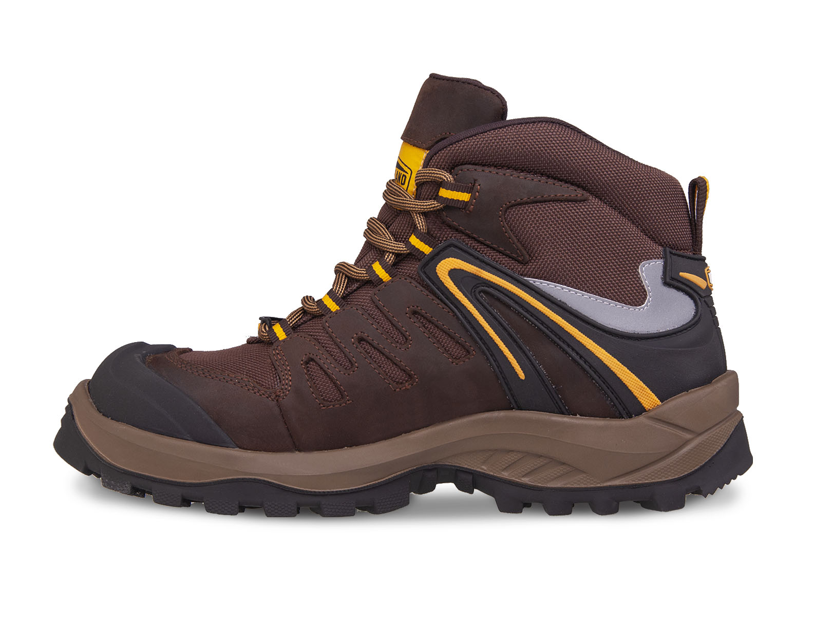 Foto 4 pulgar | Bota para Hombre Industrial Botín Hiking Workland 76404 Chocolate