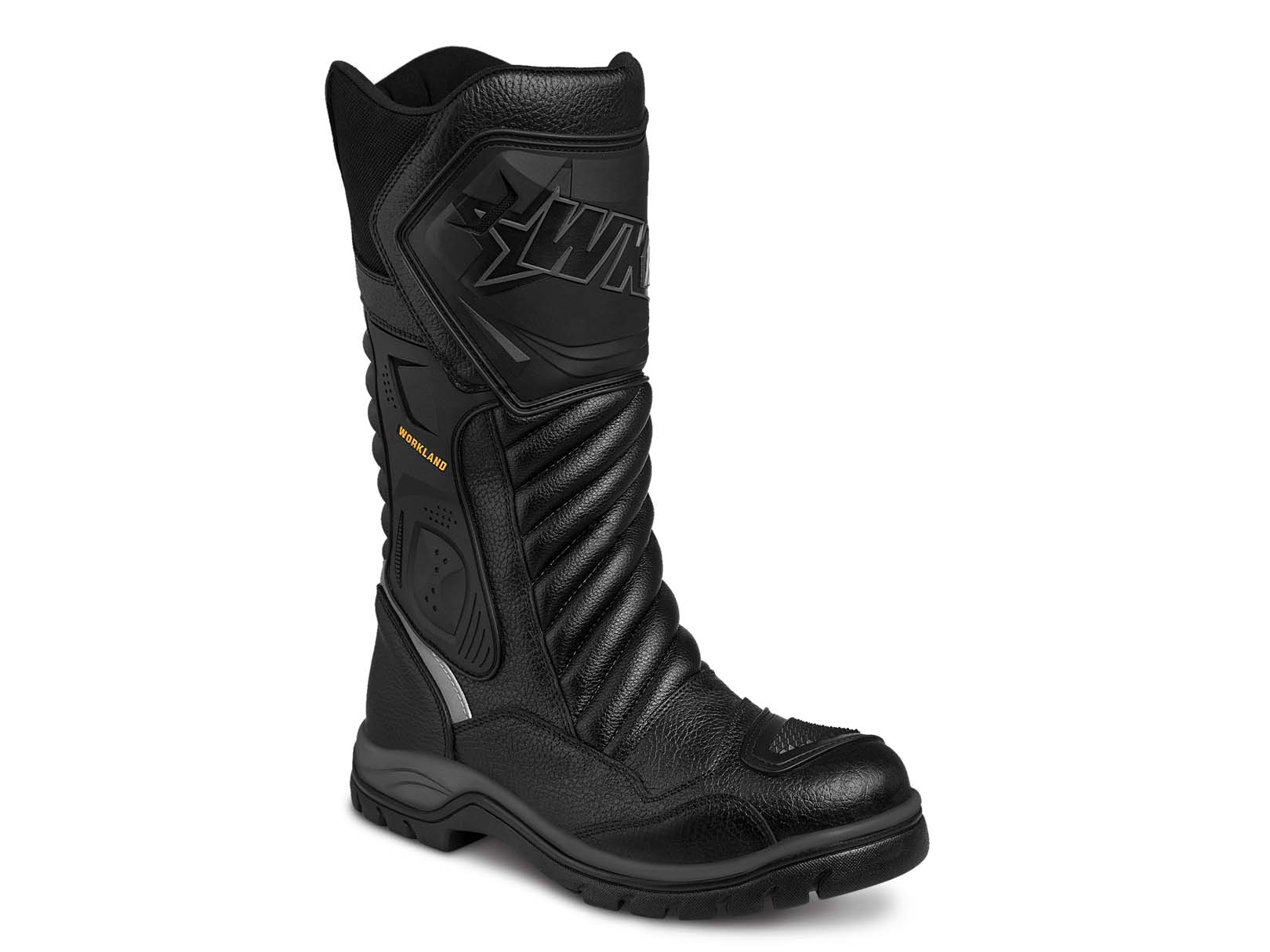 Foto 2 pulgar | Botas Biker para Hombre Motociclista Workland Touring 77426 color Negro