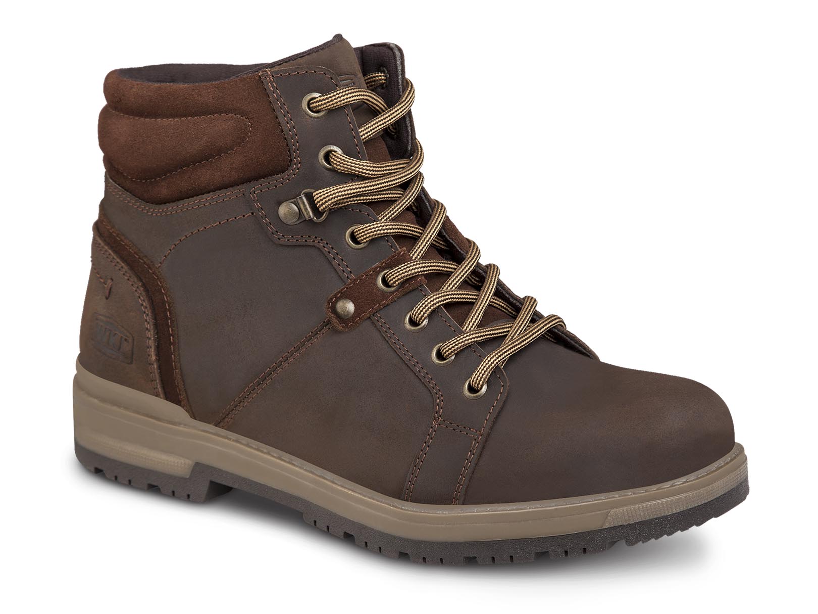 Bota para Hombre Botín Piel Casual Workland 46416 color Café