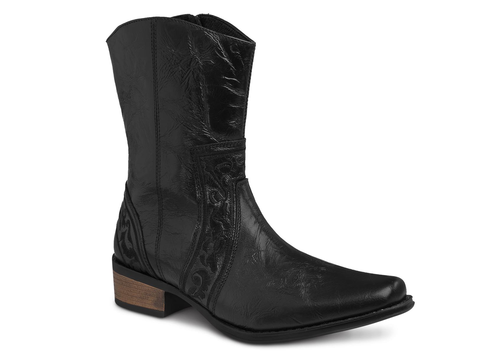 Bota Vaquera para Hombre Larga Caballero Urban Cowboy 40708 color Negro