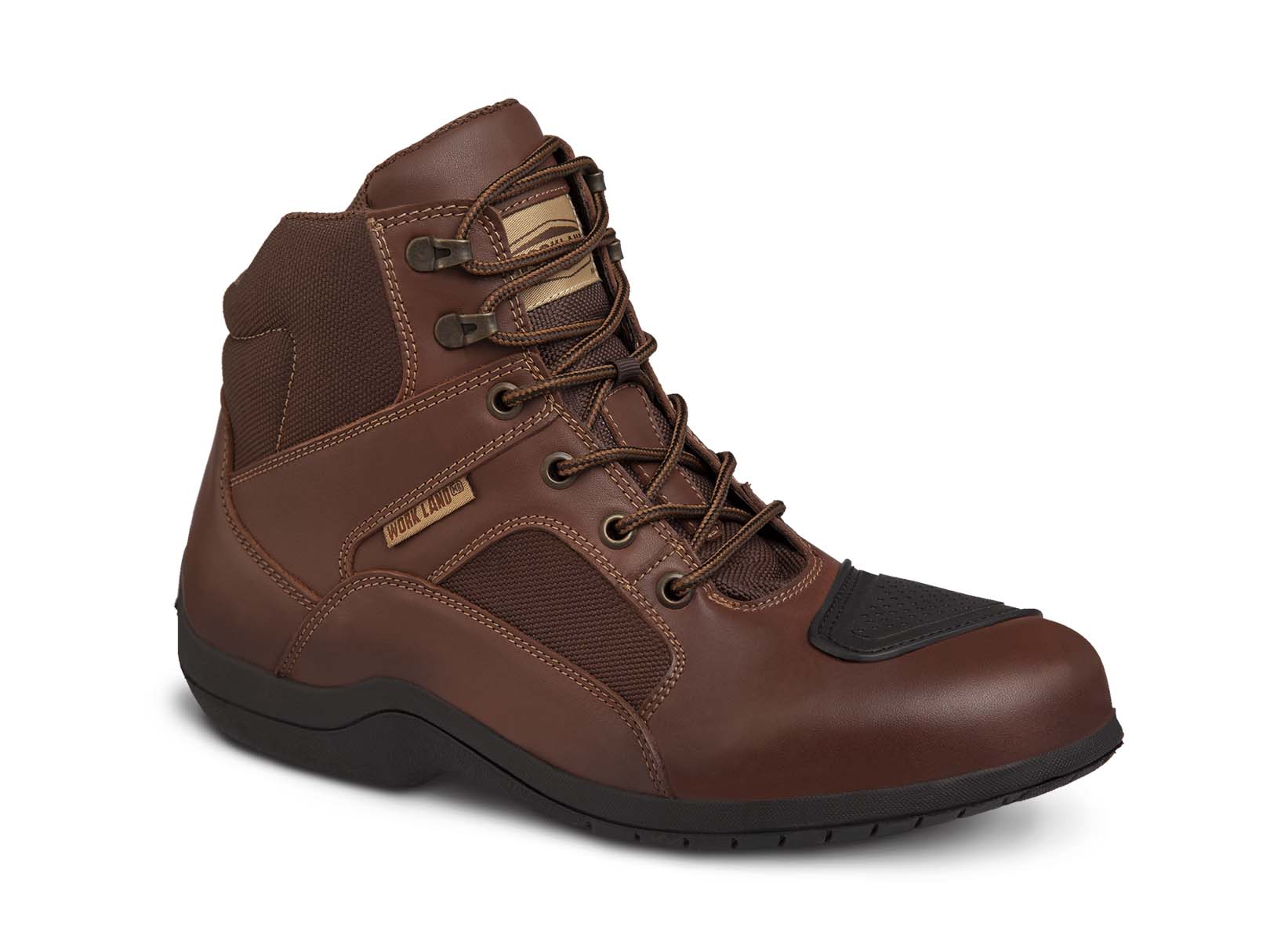 Bota para Hombre Botín Biker Motociclista Workland 80005 color Marrón