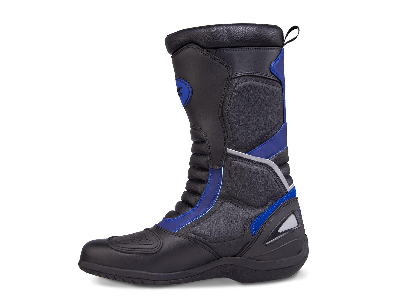 Foto 4 pulgar | Botas Biker Hombre Doble Proposito Moto Workland 009 Azul