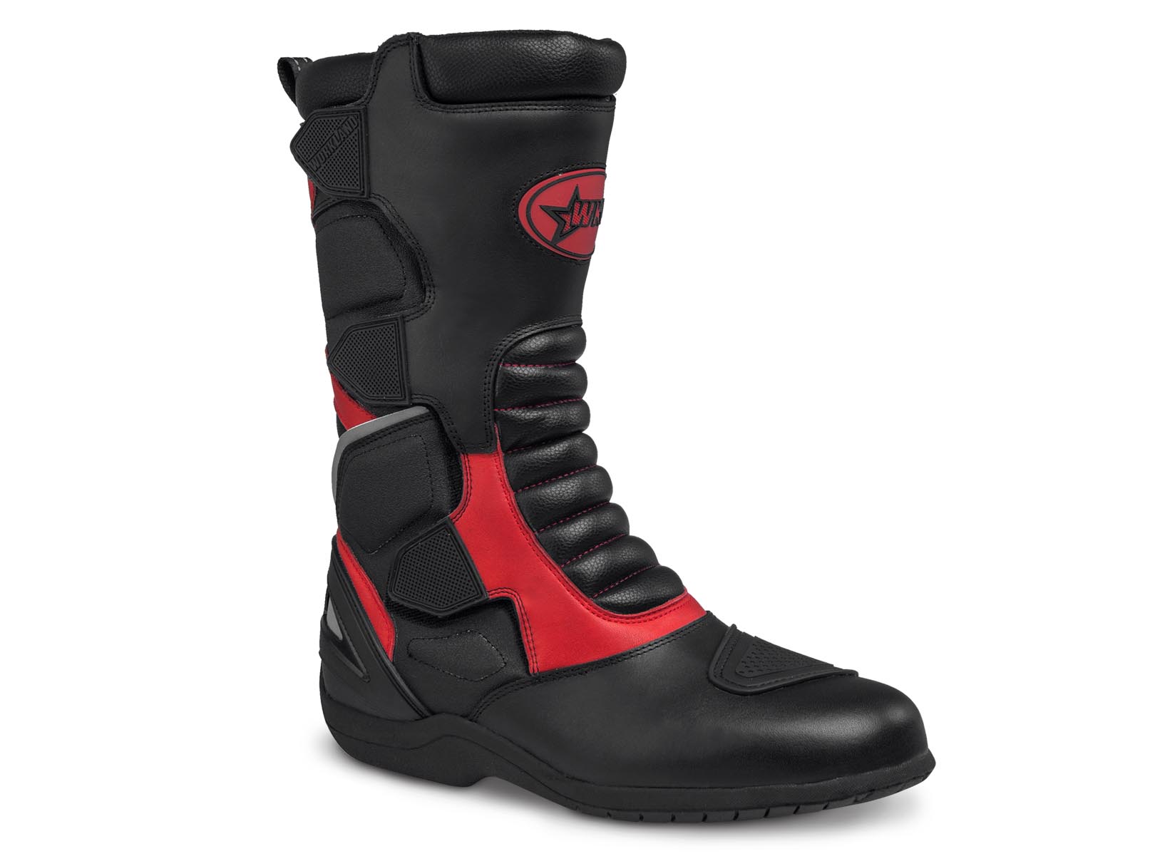 Foto 2 pulgar | Botas Biker Hombre Doble Proposito Moto Workland 009 Rojo