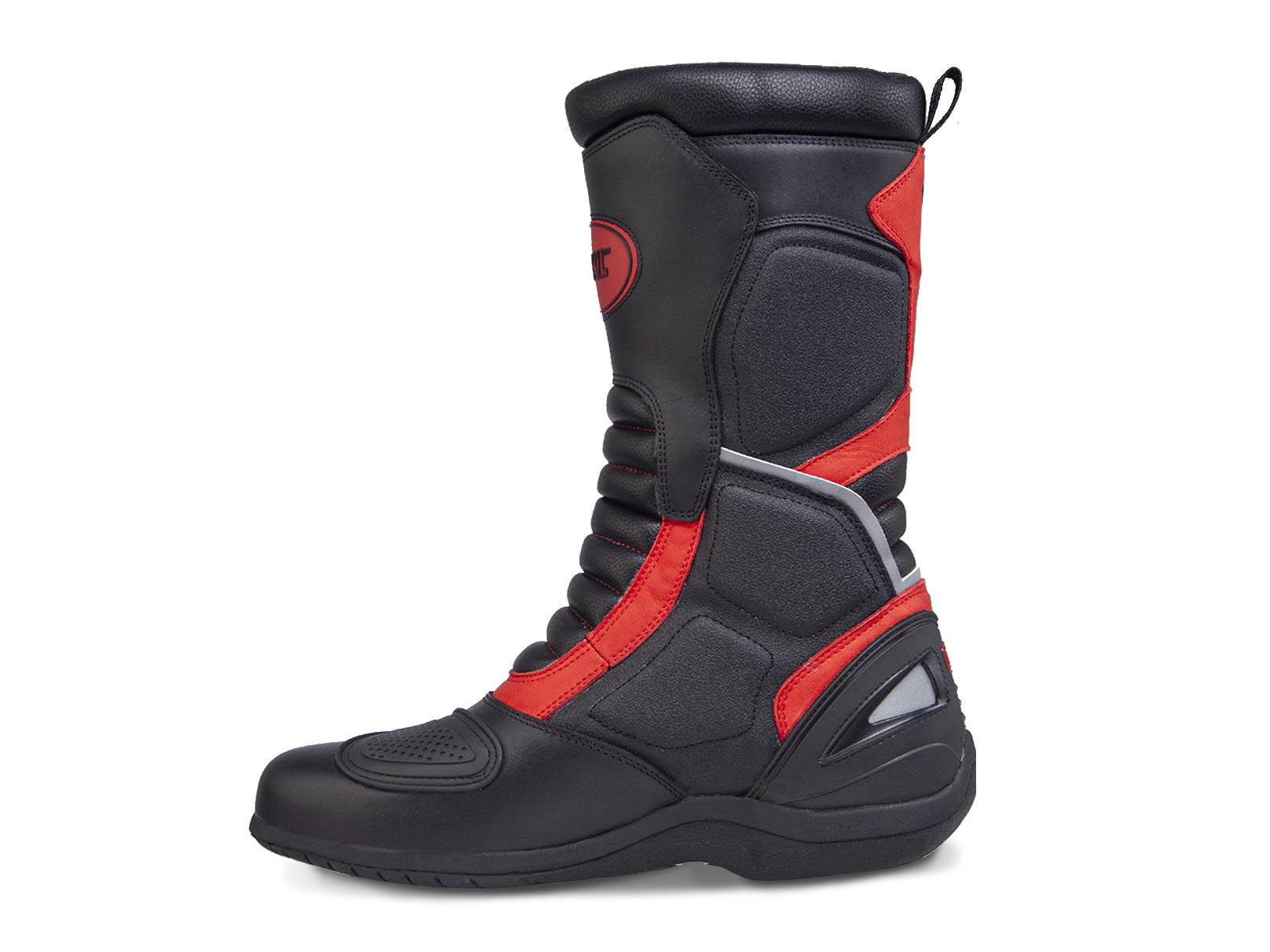 Foto 4 pulgar | Botas Biker Hombre Doble Proposito Moto Workland 009 Rojo