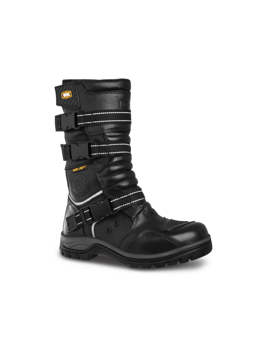 Bota Motociclista Hombre Biker Workland 1.0 Negro